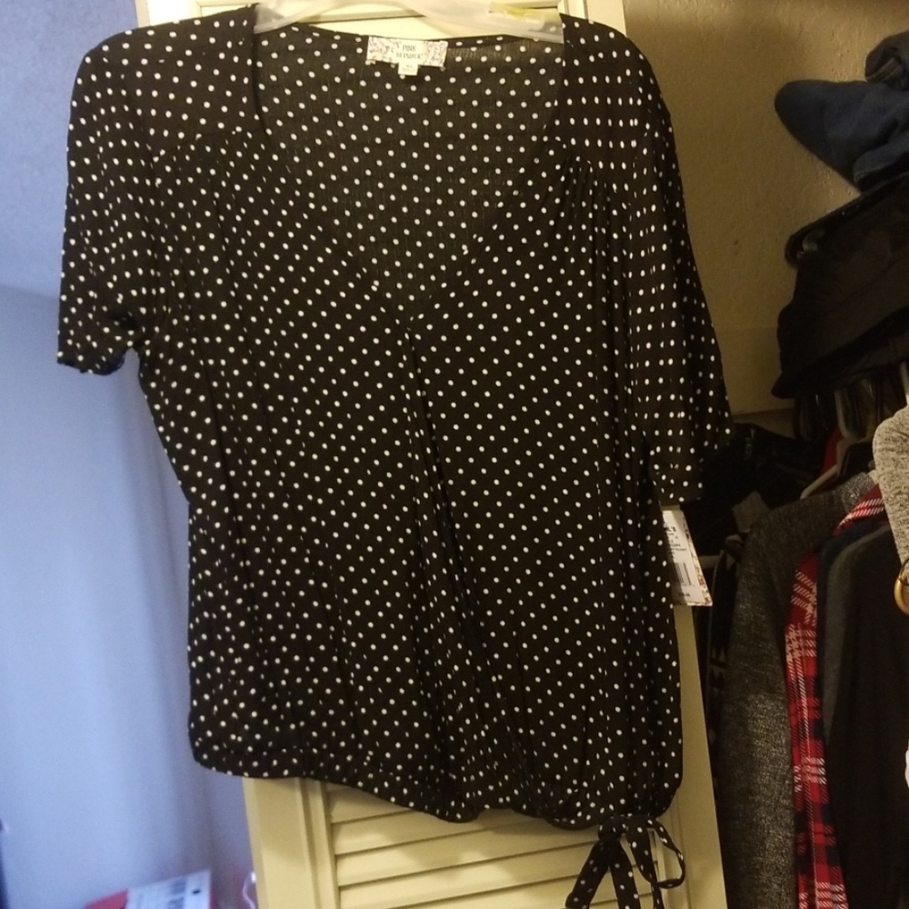 Polka dot top